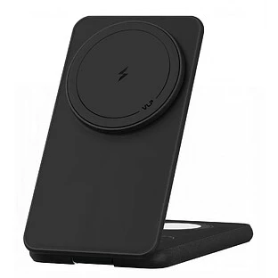 Беспроводное зарядное устройство VLP Alum Power Pro Qi2 для Apple, черный титан