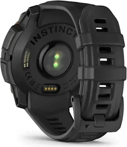 Умные часы Garmin Instinct 3, 45 мм, Solar Black with Black Silicone Band