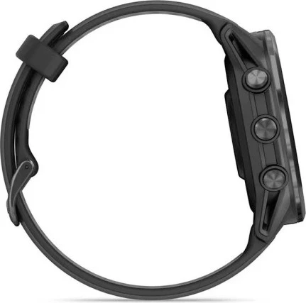 Умные часы Garmin Forerunner 970, Carbon Grey DLC Titanium with Black Case and Black/Translucent Whitestone Band