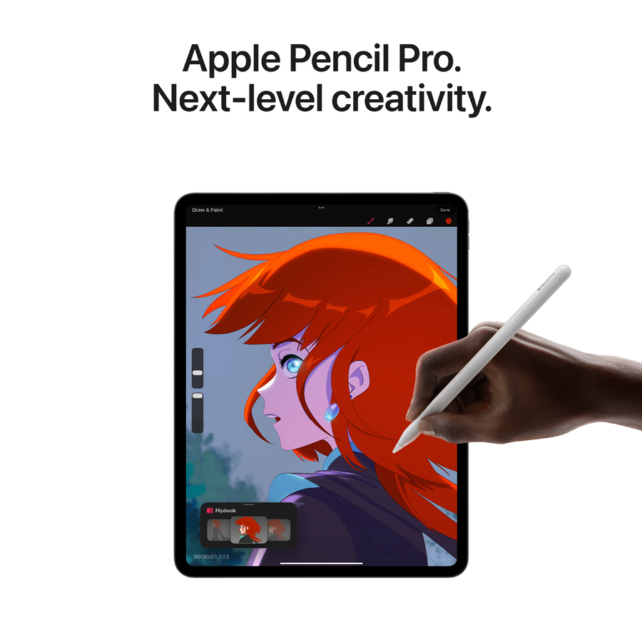 iPad Pro 11 M4, 1 ТБ Wi-Fi Нанотекстурное стекло 2024, Серебристый