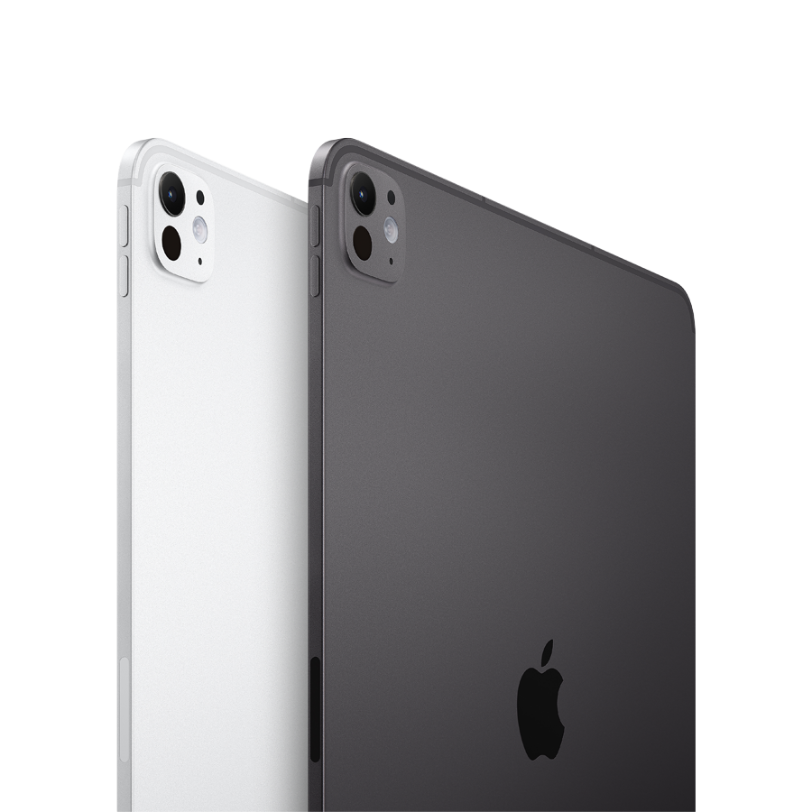 iPad Pro 13 M4, 512 ГБ Wi-Fi+Celular Стандартное стекло 2024, Серебристый